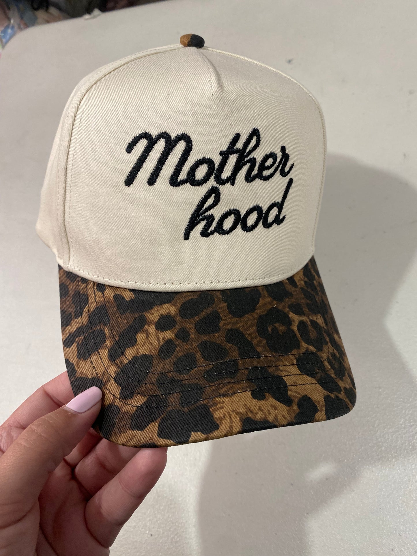 Motherhood Cheetah Hat