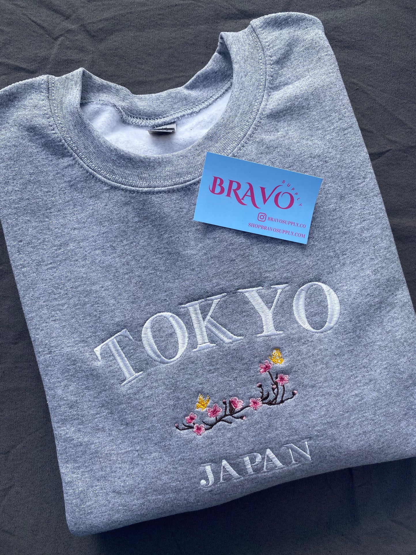 Tokyo embroidered sweatshirt