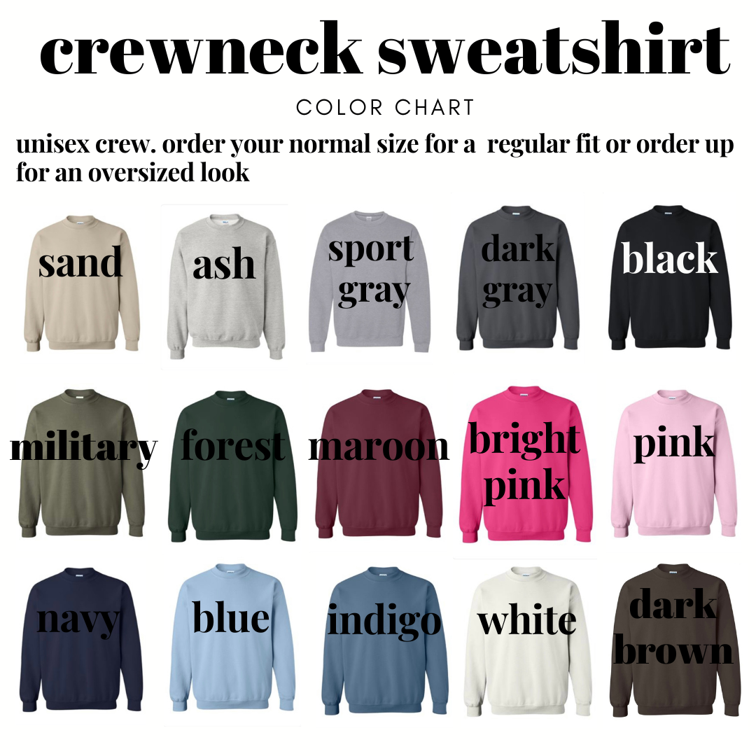 Custom coach embroidered sweatshirt