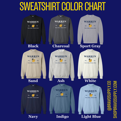 Warren Alumni embroidered sweatshirt