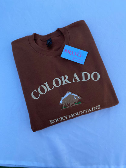 Colorado embroidered sweatshirt
