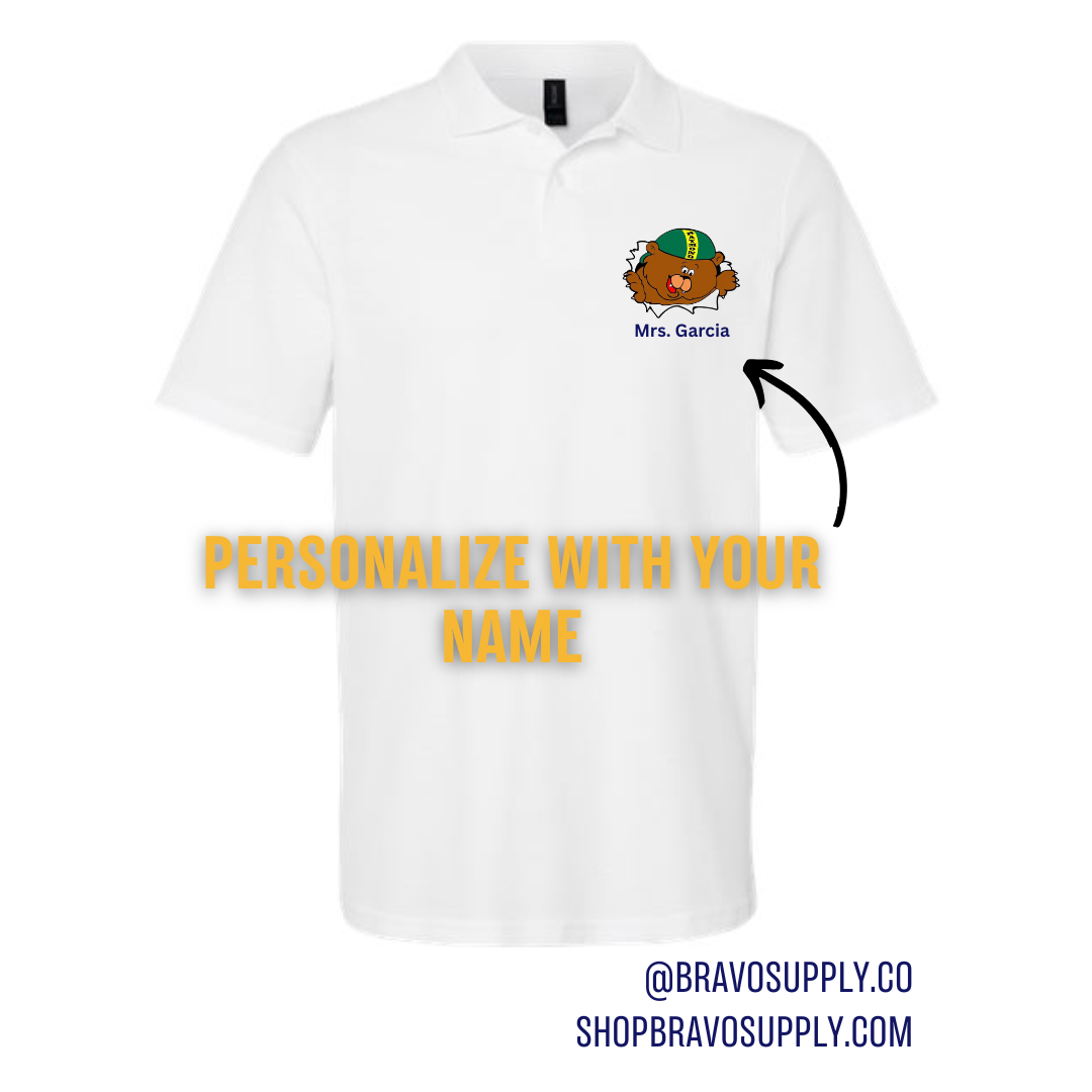 Raymond Ave Elementary Embroidered Polo w/name