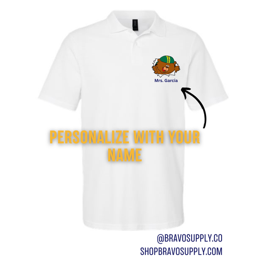 Raymond Ave Elementary Embroidered Polo w/name
