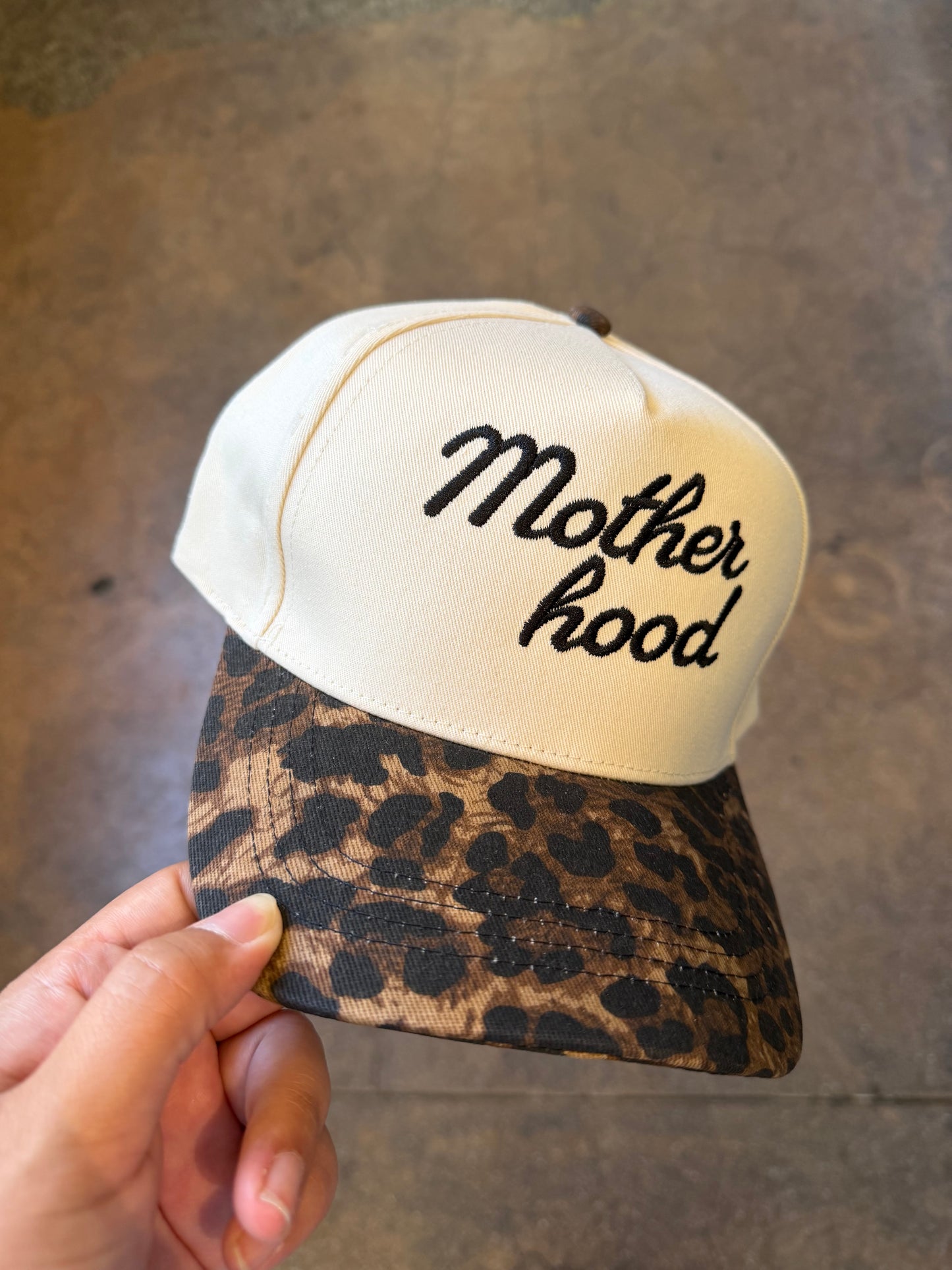 Motherhood Cheetah Hat