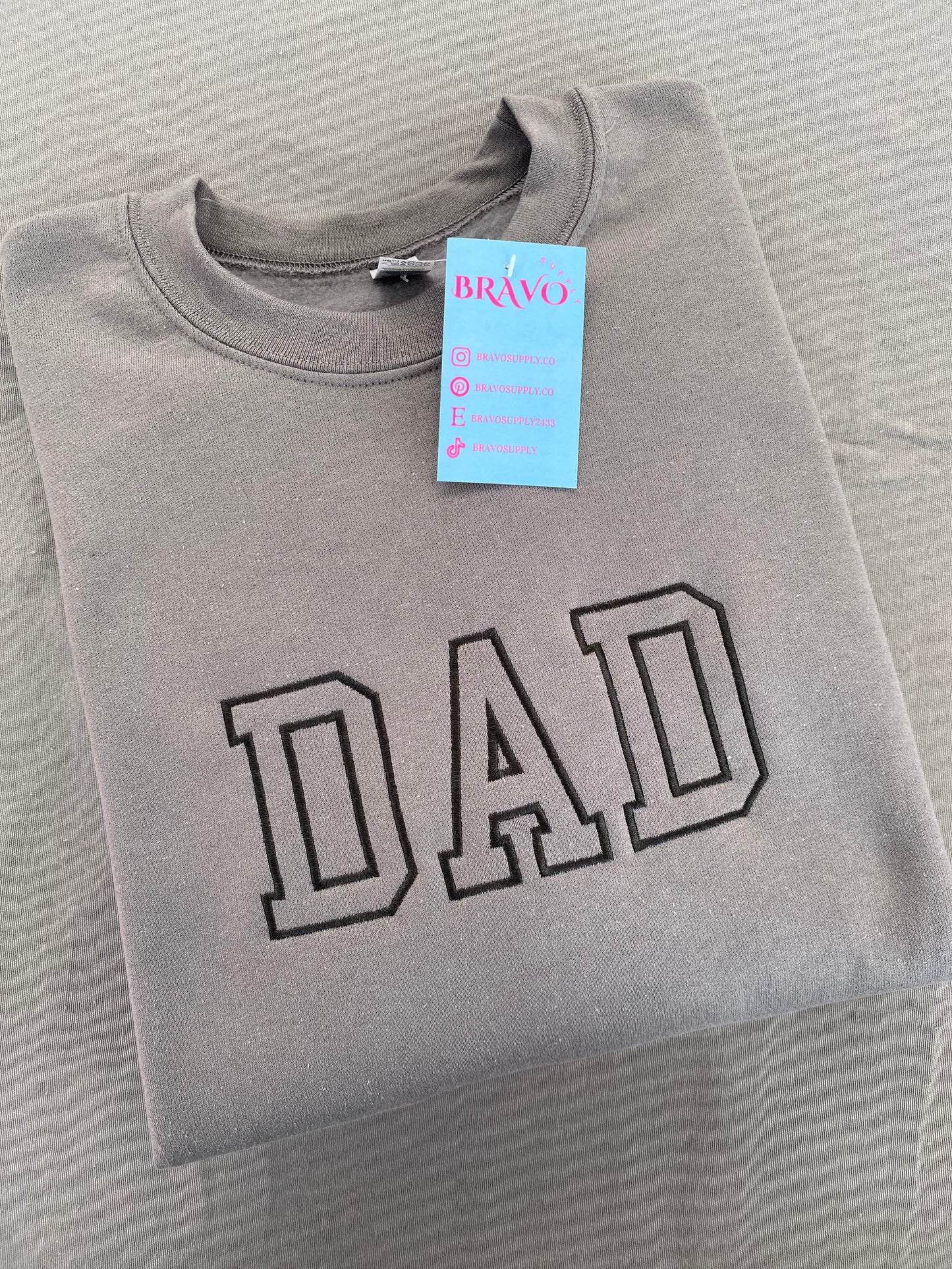 Dad embroidered sweatshirt