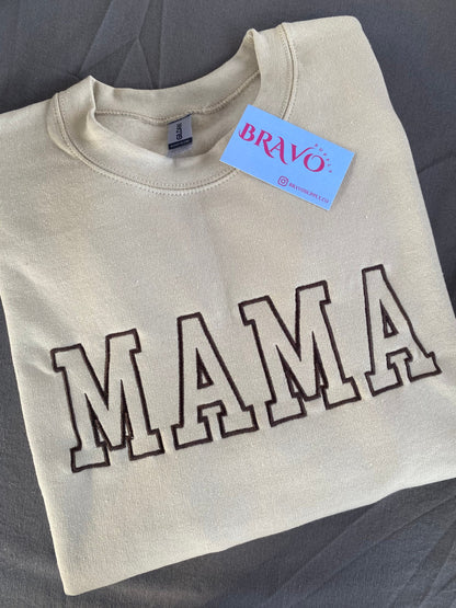 Mama embroidered sweatshirt