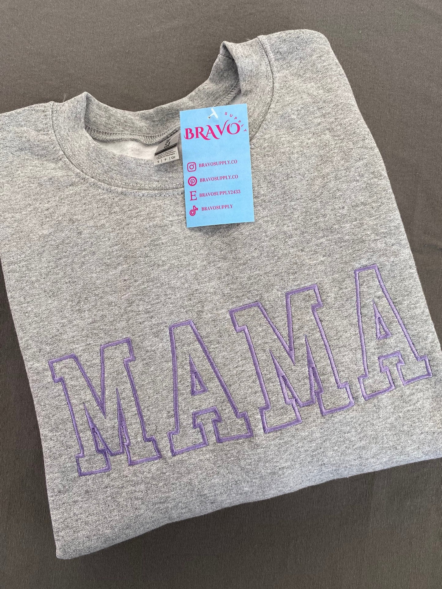 Mama embroidered sweatshirt